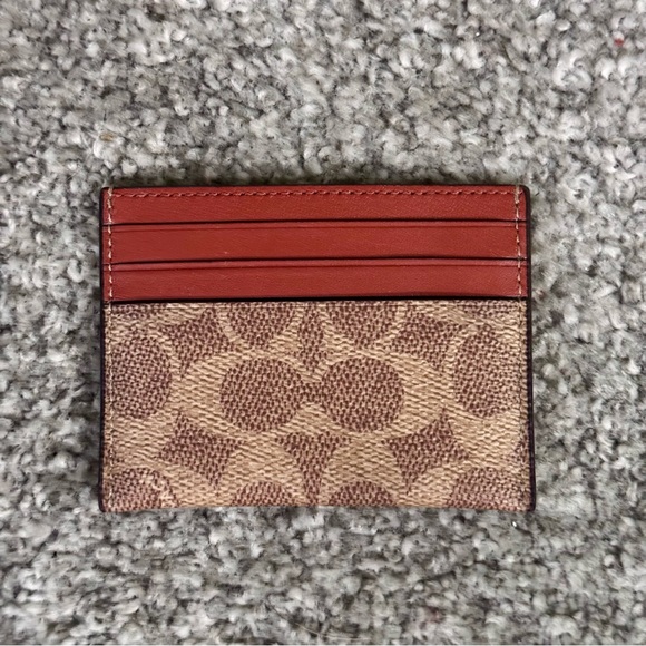 Coach Retail Signature Card Case - Picture 2 of 3